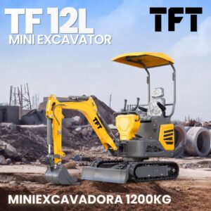 MINIEXCAVADORA 1200kg litio TF12L