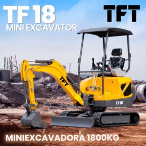 Miniexcavadora TF18 1800KG Kubota Diesel