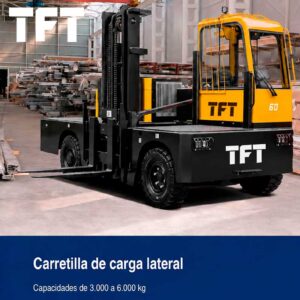 3.0-6.0T Carretilla Cargador Lateral Diésel